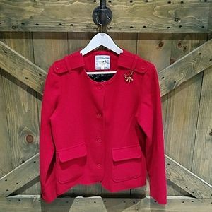 Vintage Tommy Hilfiger Tommy Girl Wool Red Blazer